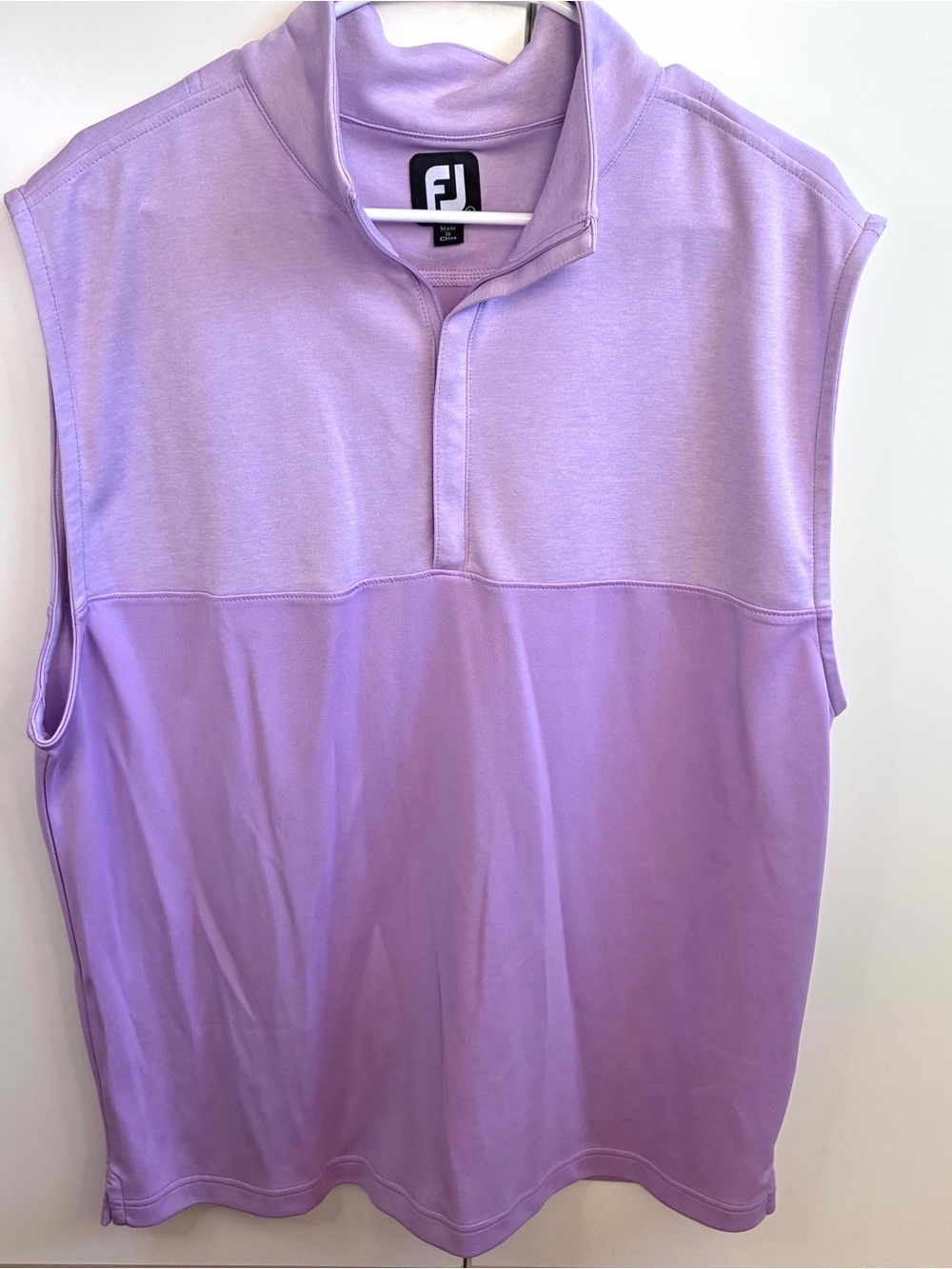 FootJoy Sleeveless Golf Polo - Light Purple